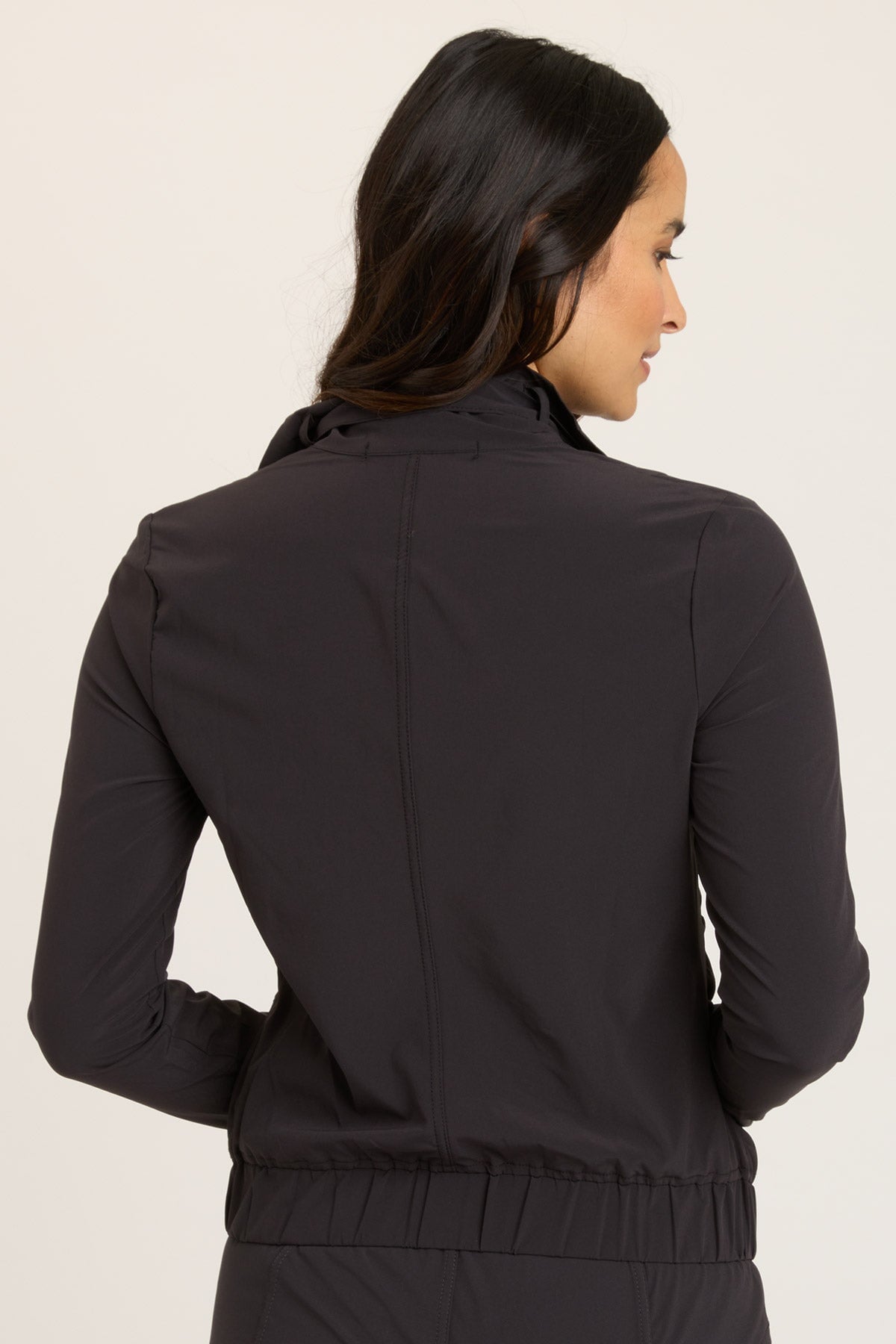 Momentum Whisper Stretch Ruched Active Jacket