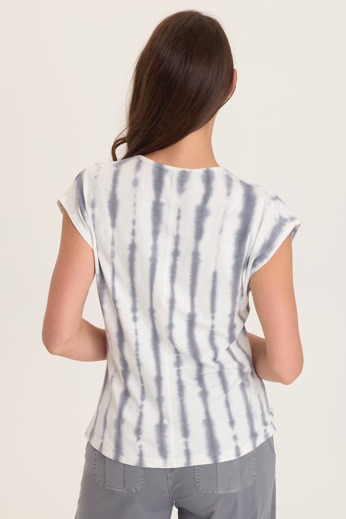 Arwen Soft Jersey Mock Neck Tee