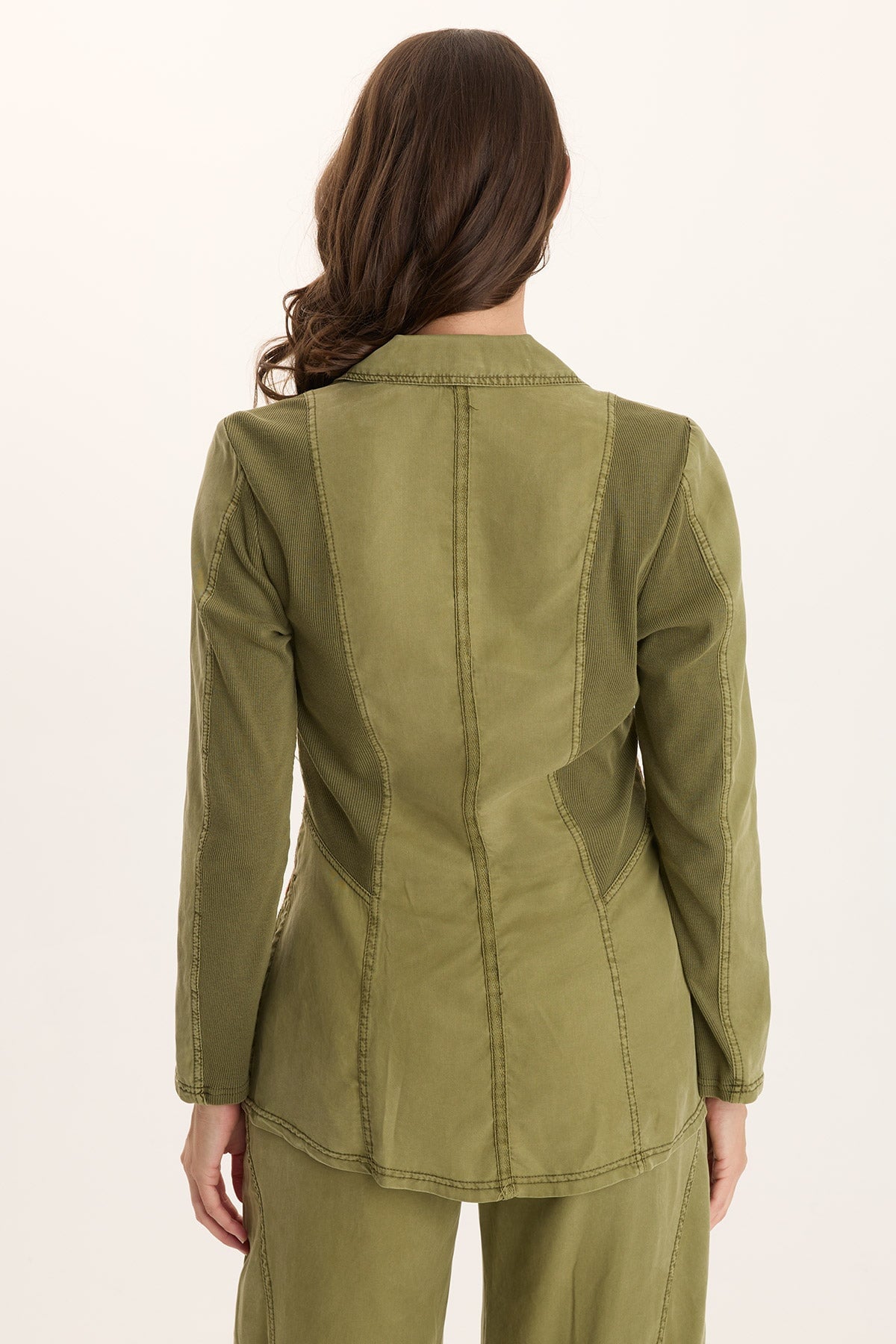 Danski Embroidered Soft Twill Blazer