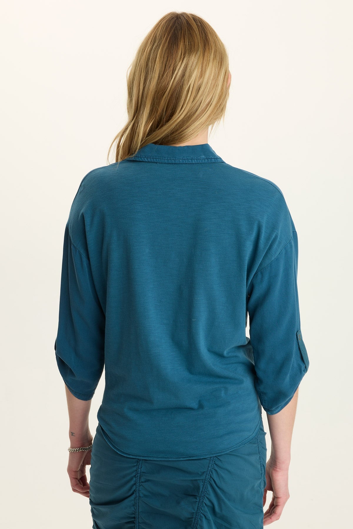 Tyrell Lightweight Tie-Front Button-Up