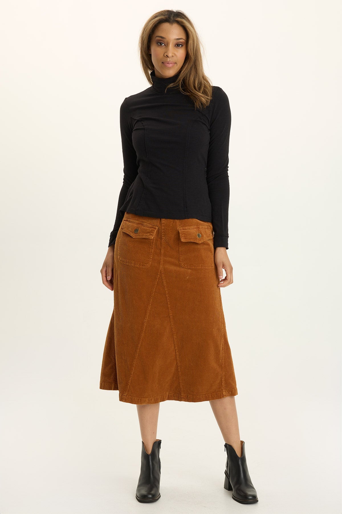 Alto Corduroy Midi Skirt