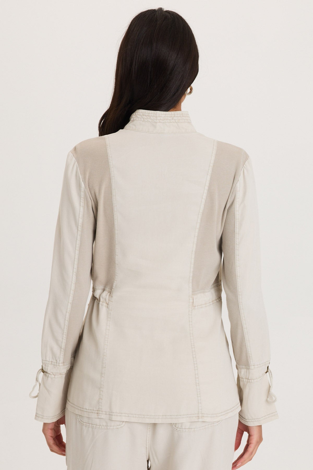 Hall Four Pocket Cinchable Twill/Rib Jacket