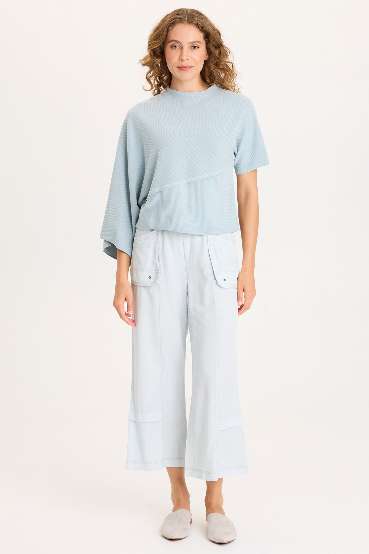 Gilchrist Asymmetrical Sleeve Top