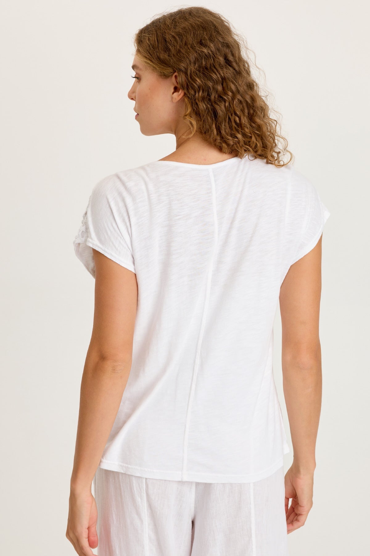 Nashir Crochet/Jersey Top
