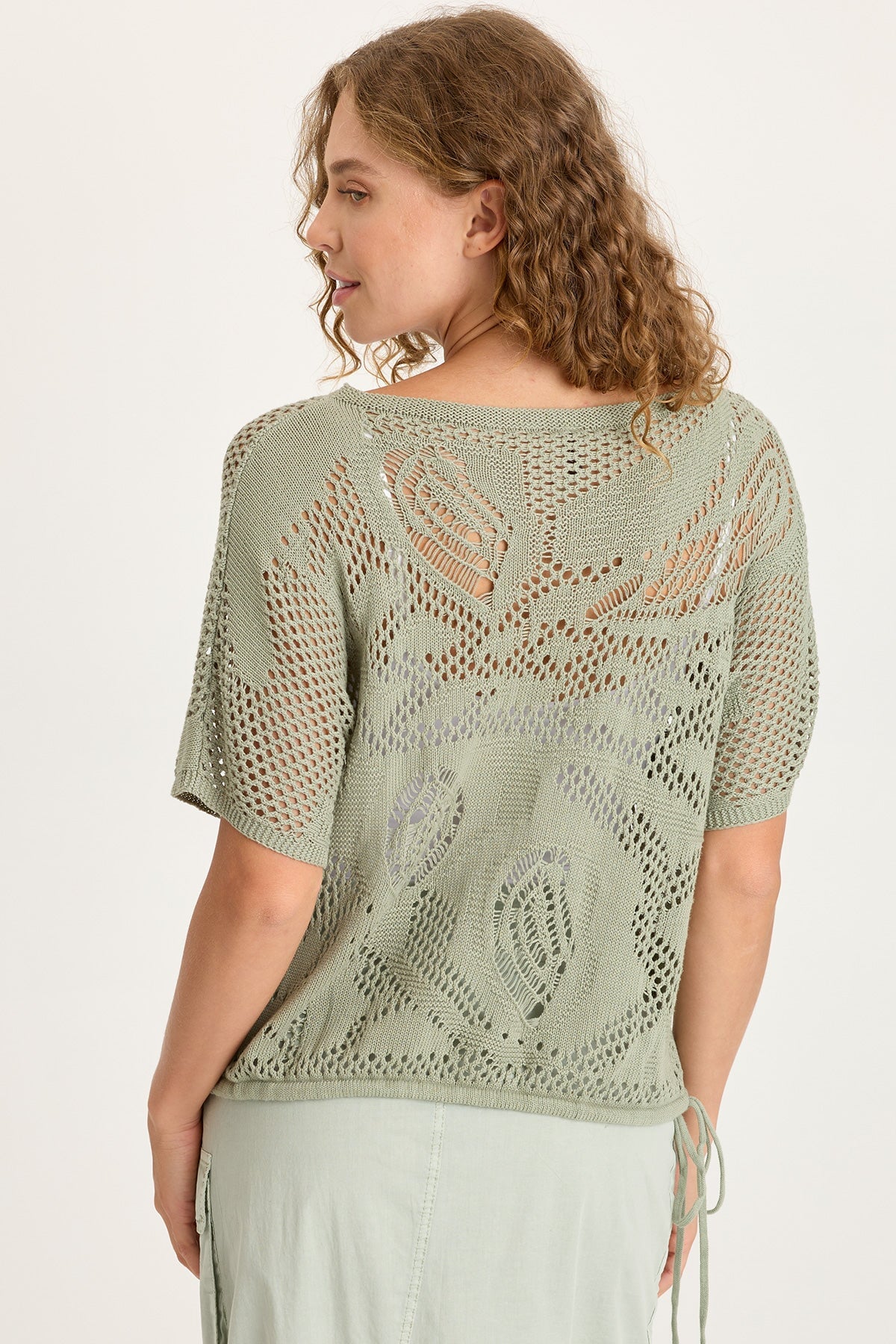 Macon Cotton Knit Short Sleeve Top
