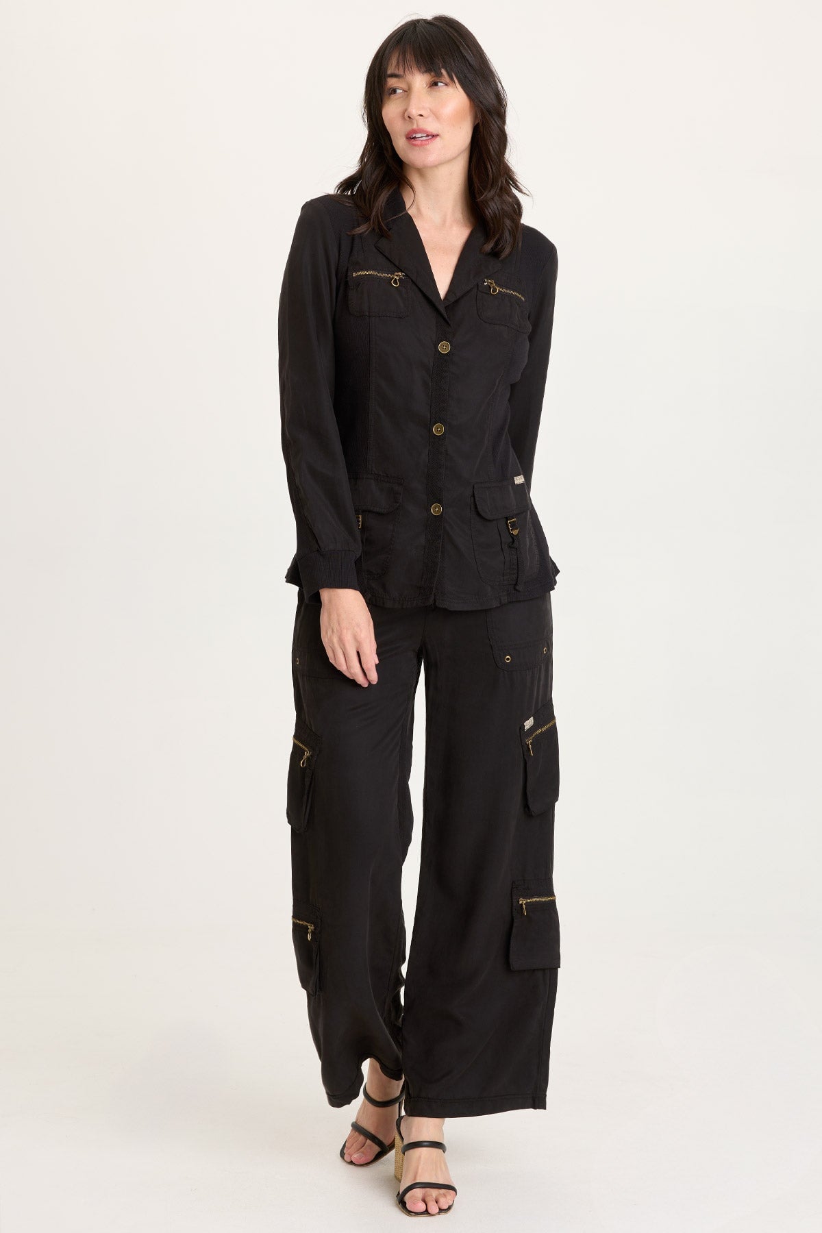 Britte Twill Multi-Pocket Cargo Pant