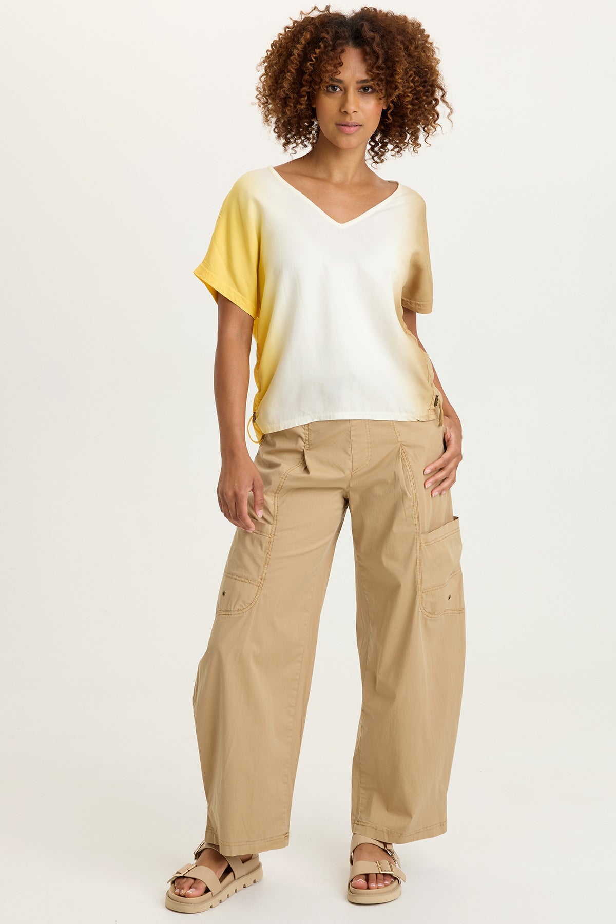 Pender Poplin Barrel Pant