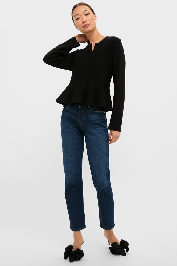 Black Knit Richmond Sweater