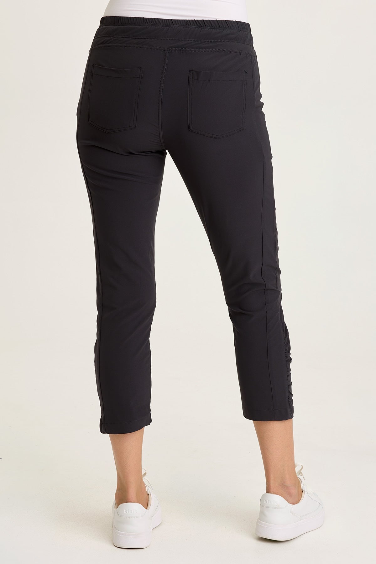 Aksana Whisper Stretch Ruched Active Slim Pant