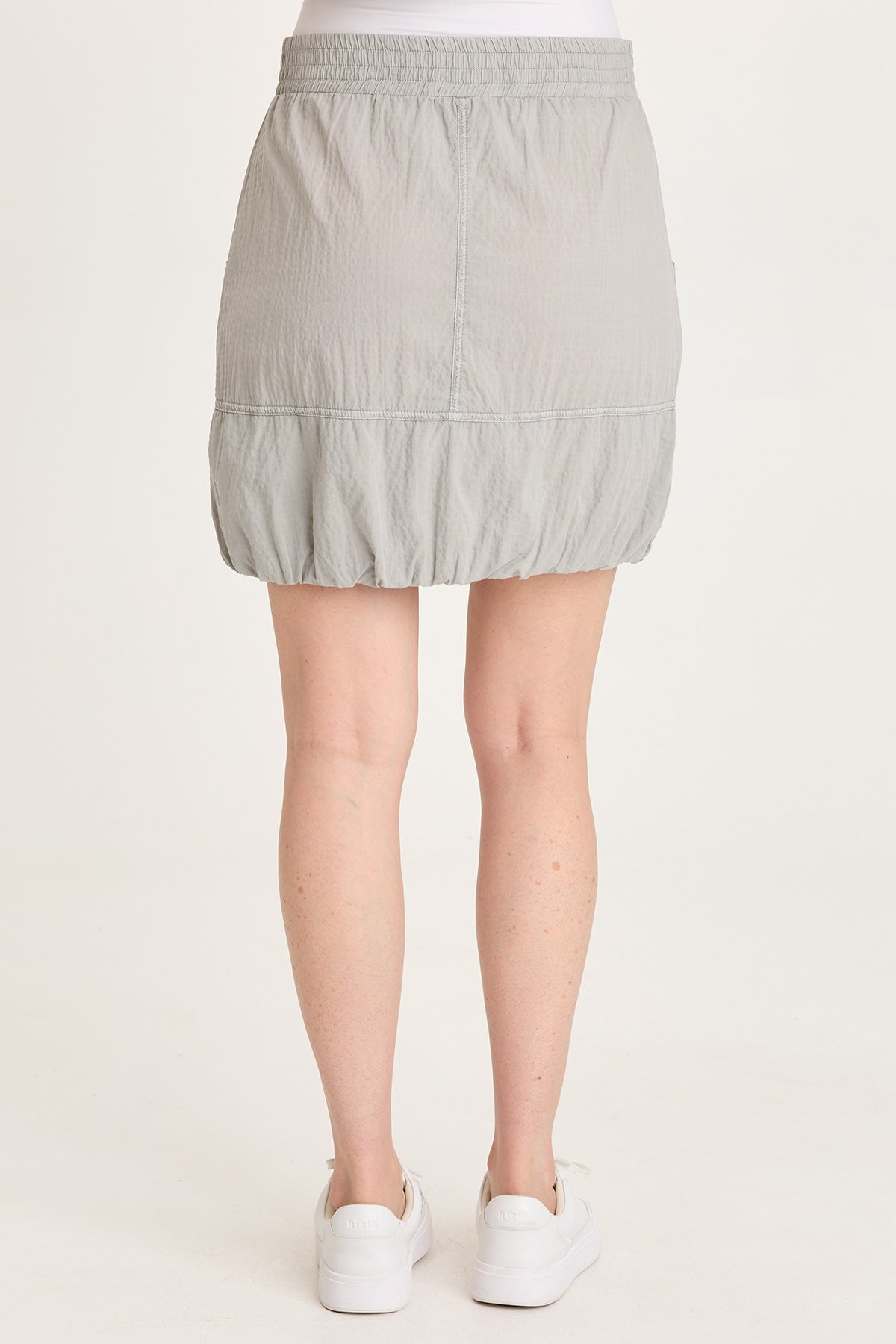 Corwyn Textured Zip-Front Mini Skirt
