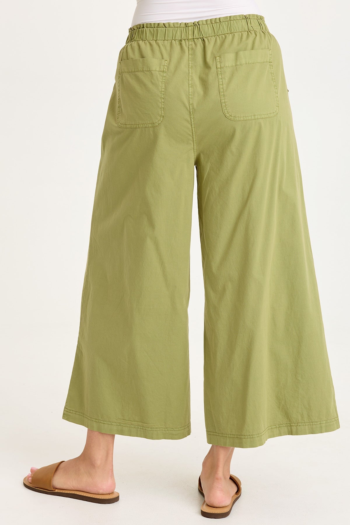 Gottfried Poplin Gaucho Crop