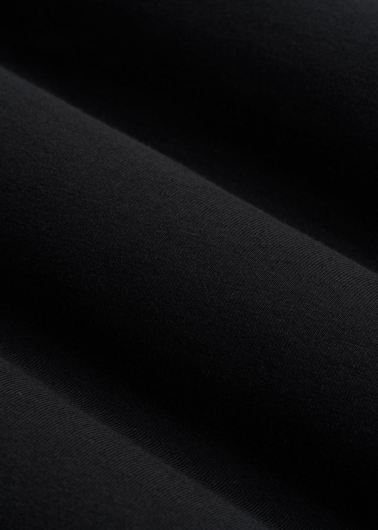 Modern Fit Garment Dyed Cotton T-Shirt for Tall Men in Black