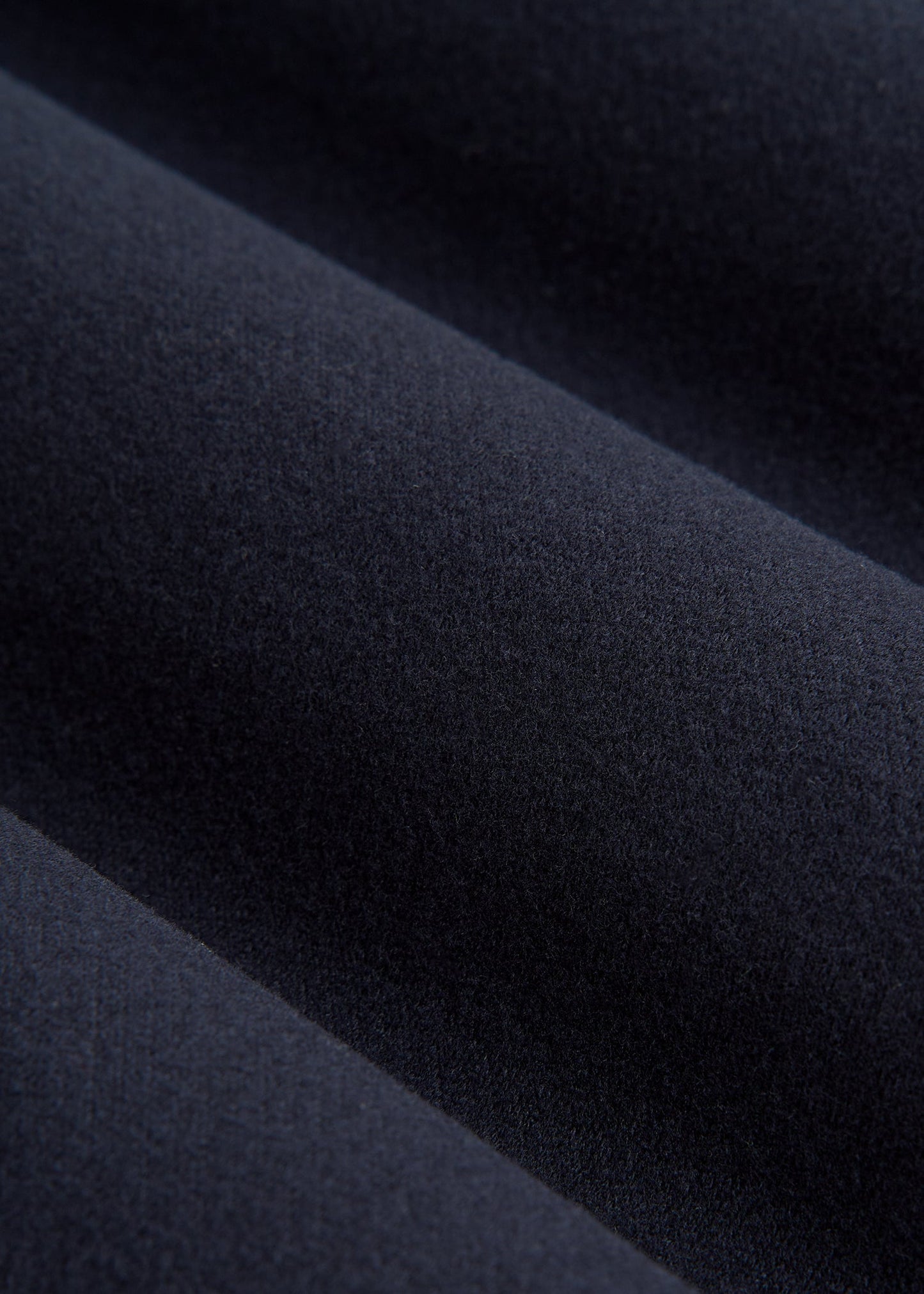 Stretch Flannel Button Shirt for Tall Men in True Navy