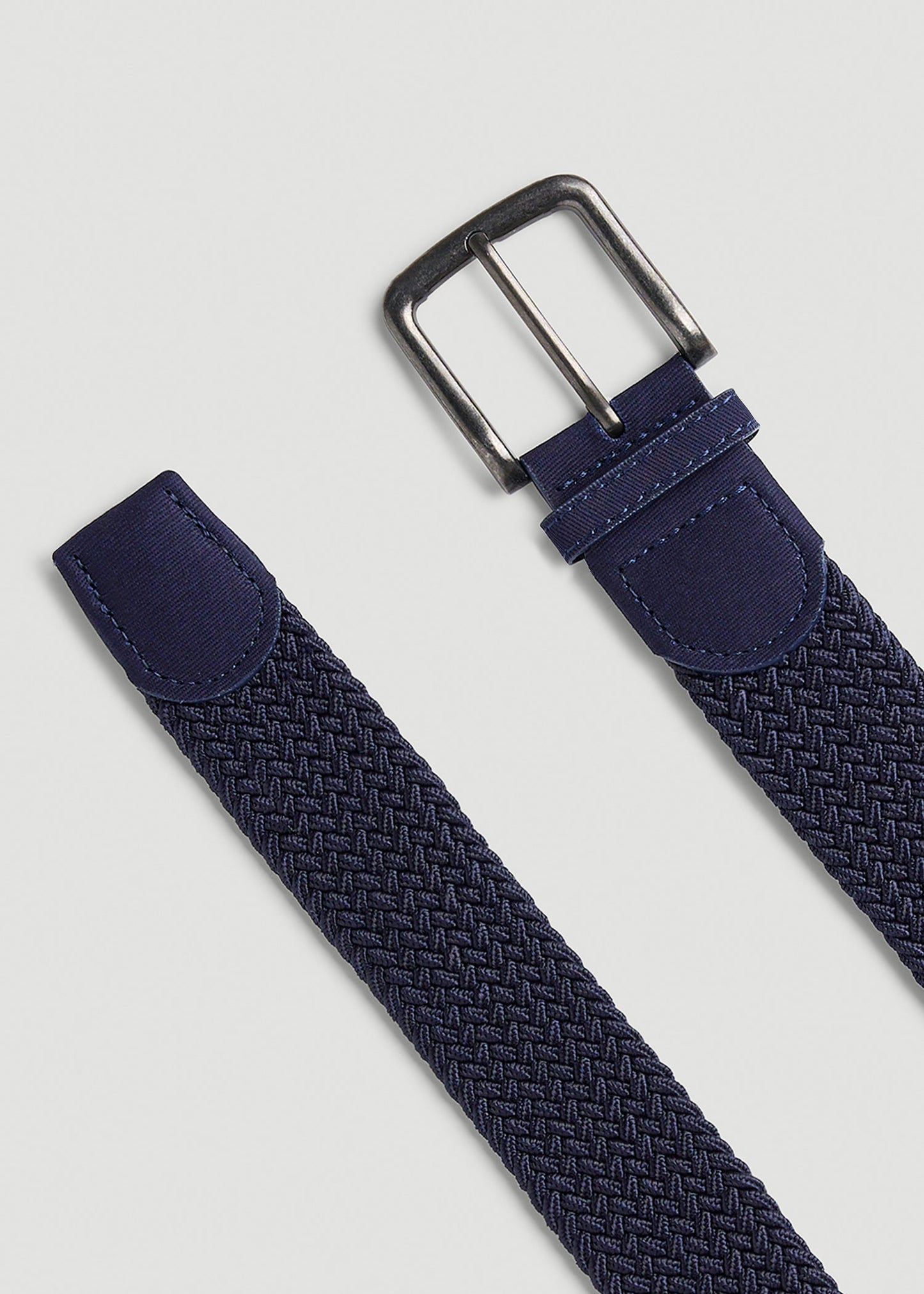 Stretch Woven Belt in Evening Blue