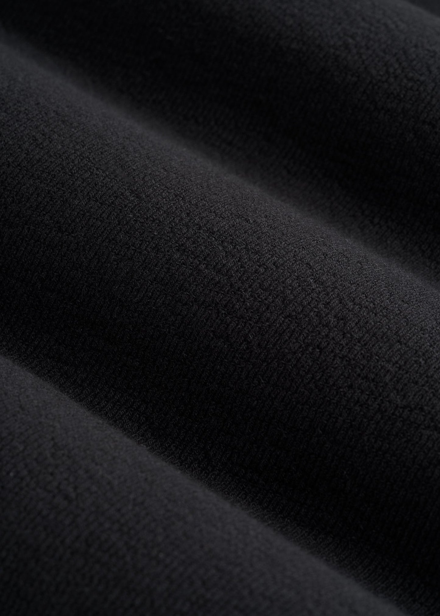 Terry Cotton Pocket Tee for Tall Men in Black