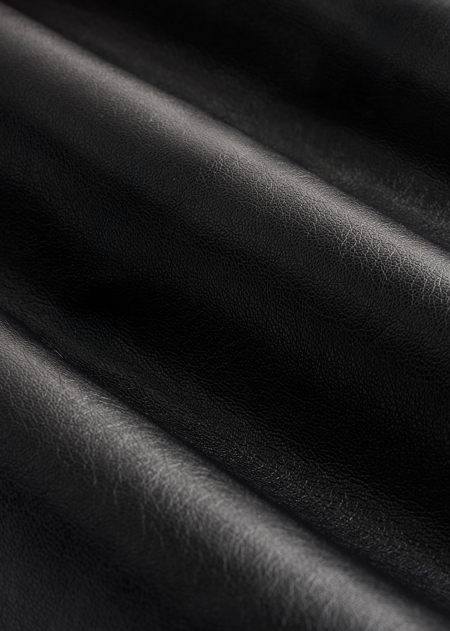 True Touch Leather Double Breasted Blazer for Tall Women in Black