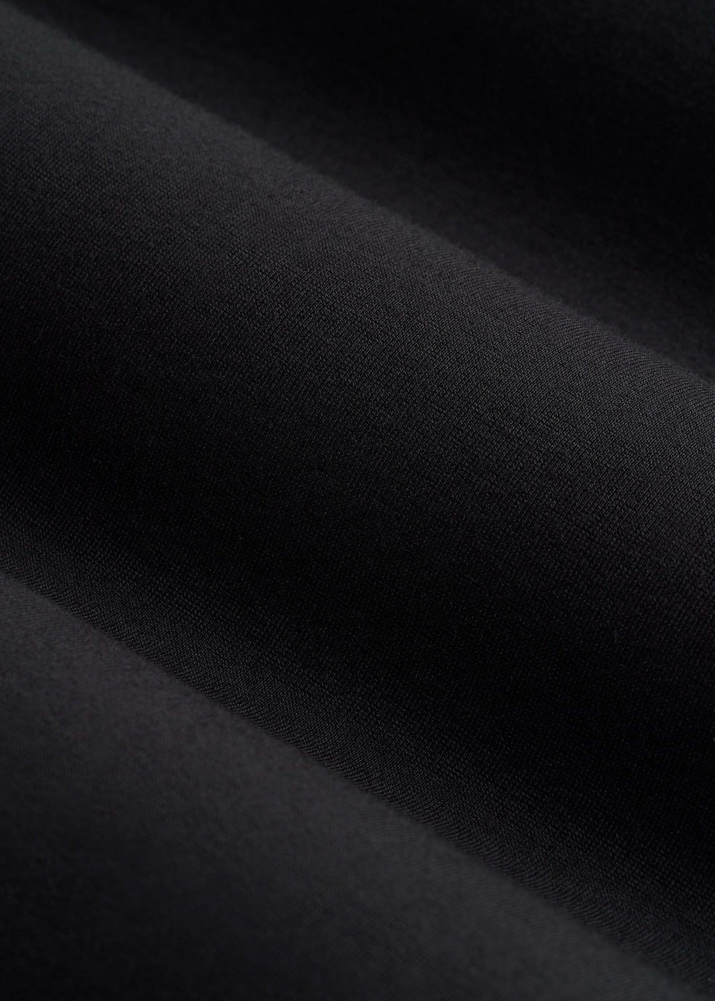 Flex Ponte Cropped Hoodie for Tall Women in Black