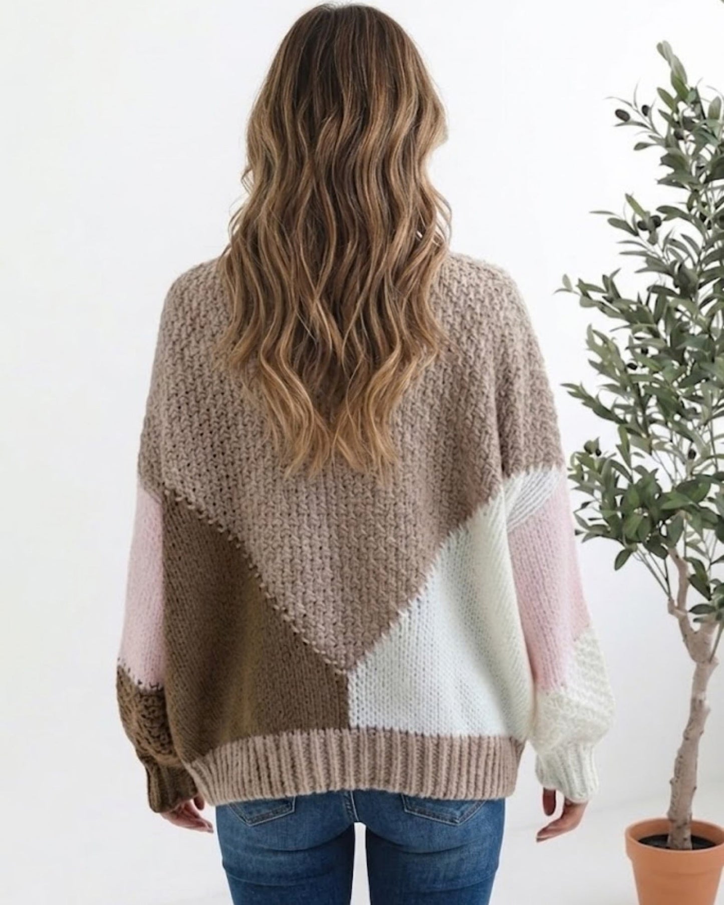 Felisha Knit - Latte | Women's Open Front Knit Cardigan