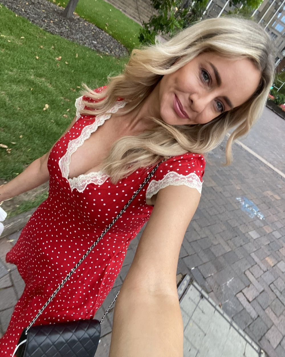 Firenze Red Polka Dress | Women's Polka Dot Mini Dress