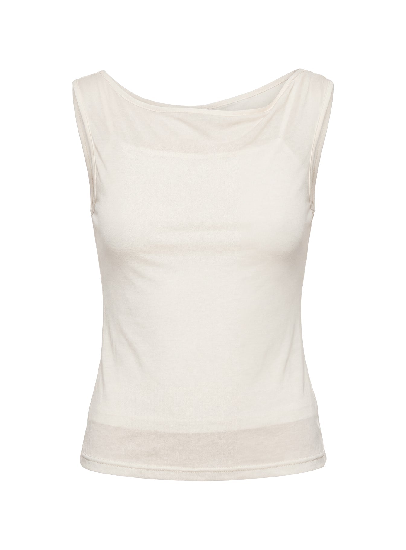 Skaia Layered Sheer Top Cream