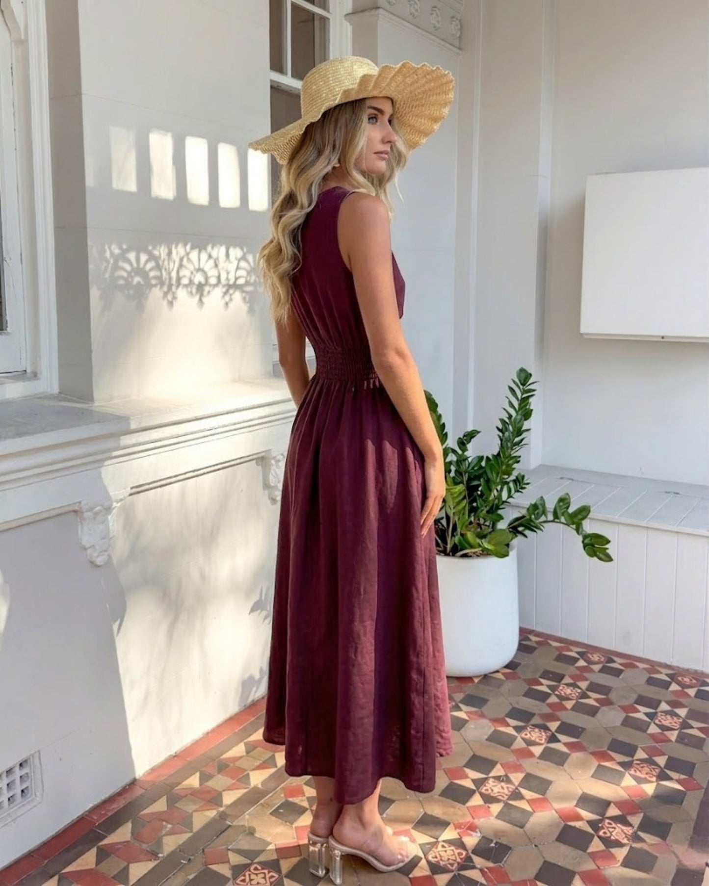 Kirah Dress - Plum