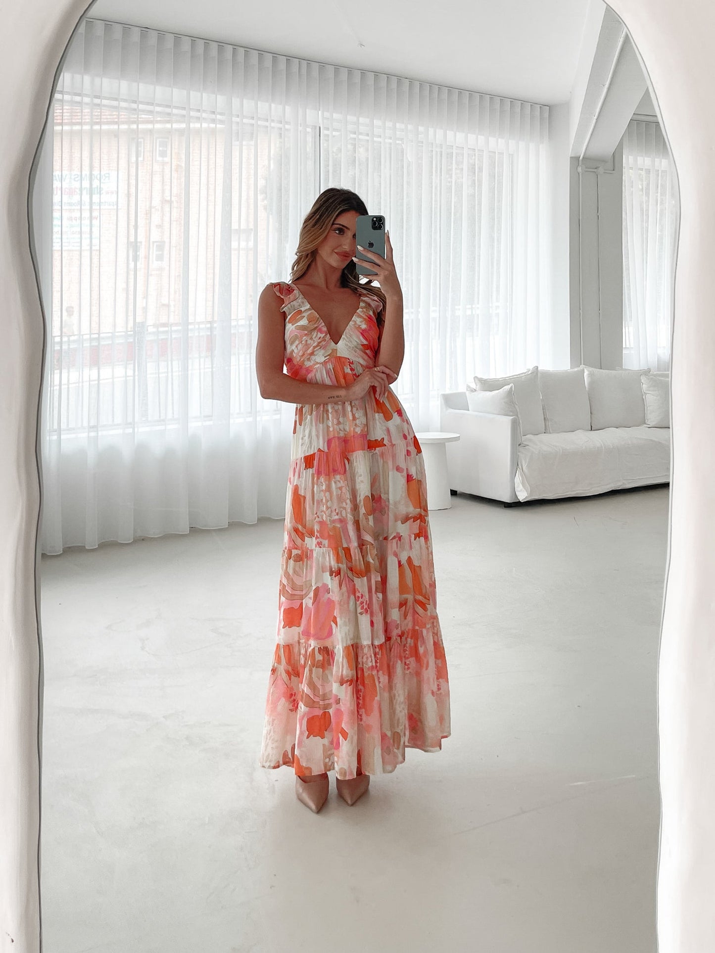 Mariel Dress - Pink Floral | Women's Floral Mini Dress