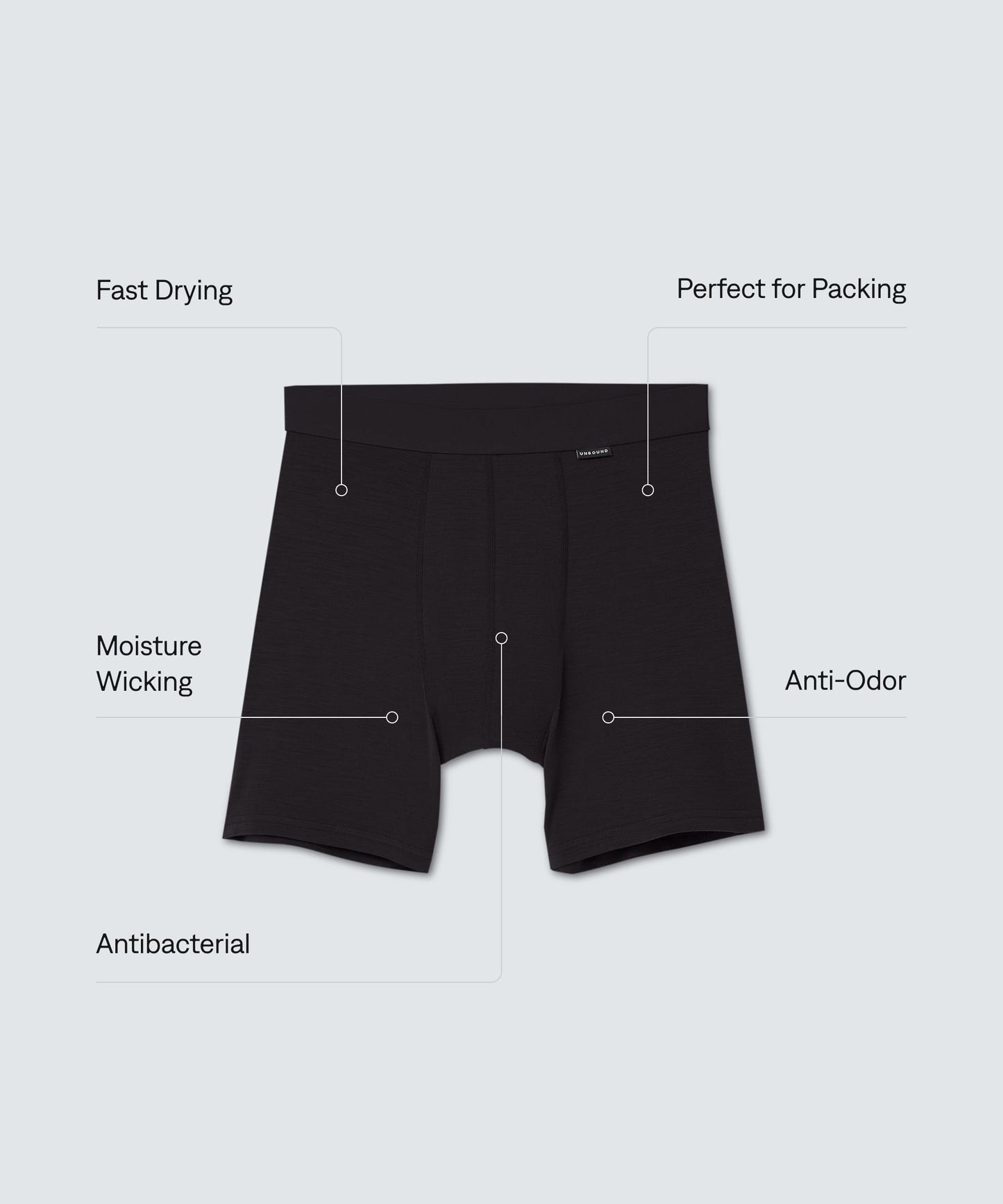 Men's Merino Wool Boxer Briefs