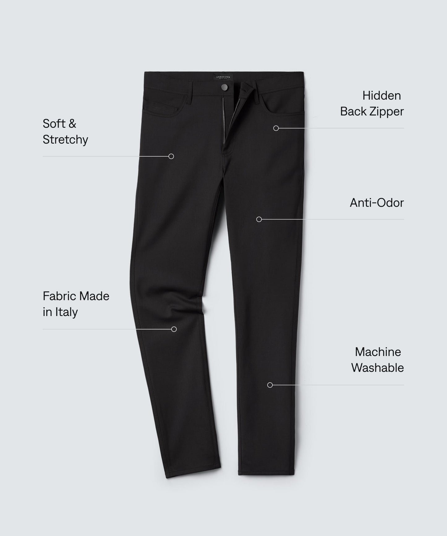 Men's Slim Merino Travel Pants