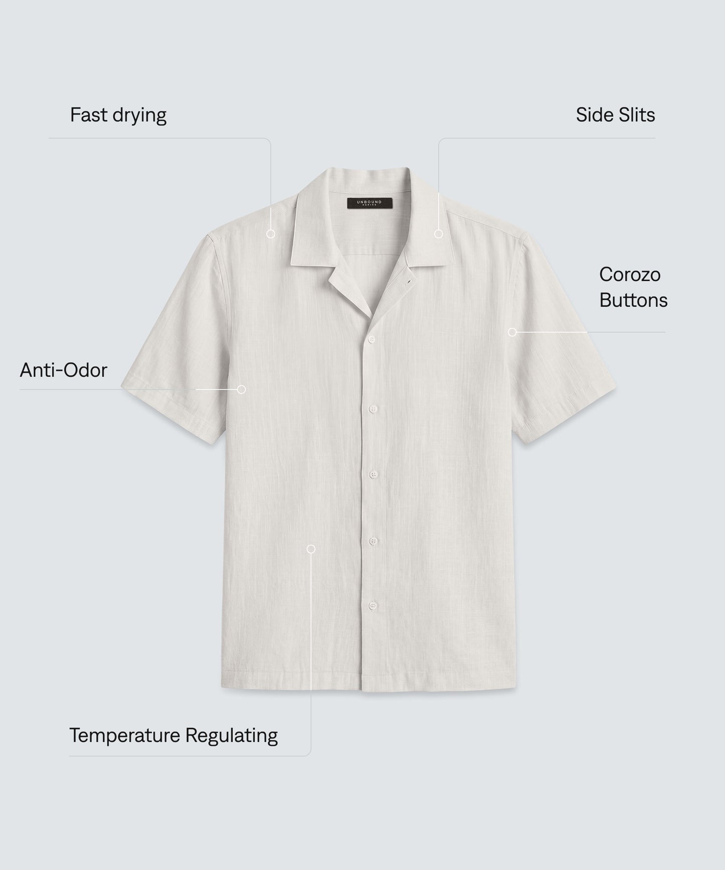 Men’s Merino Linen Tropical Shirt
