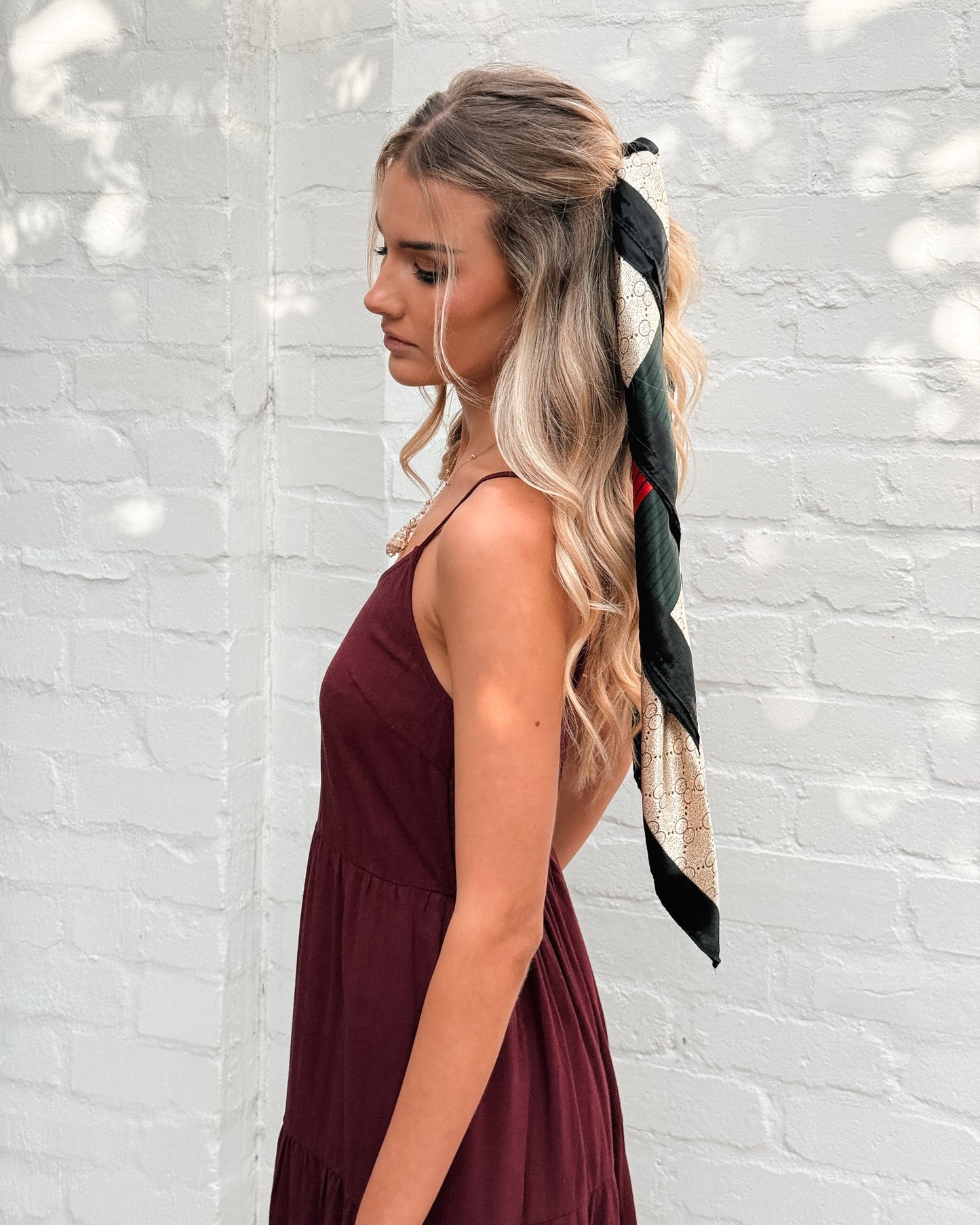 Sonya Dress - Bordeaux | Women's Linen Midi Dress