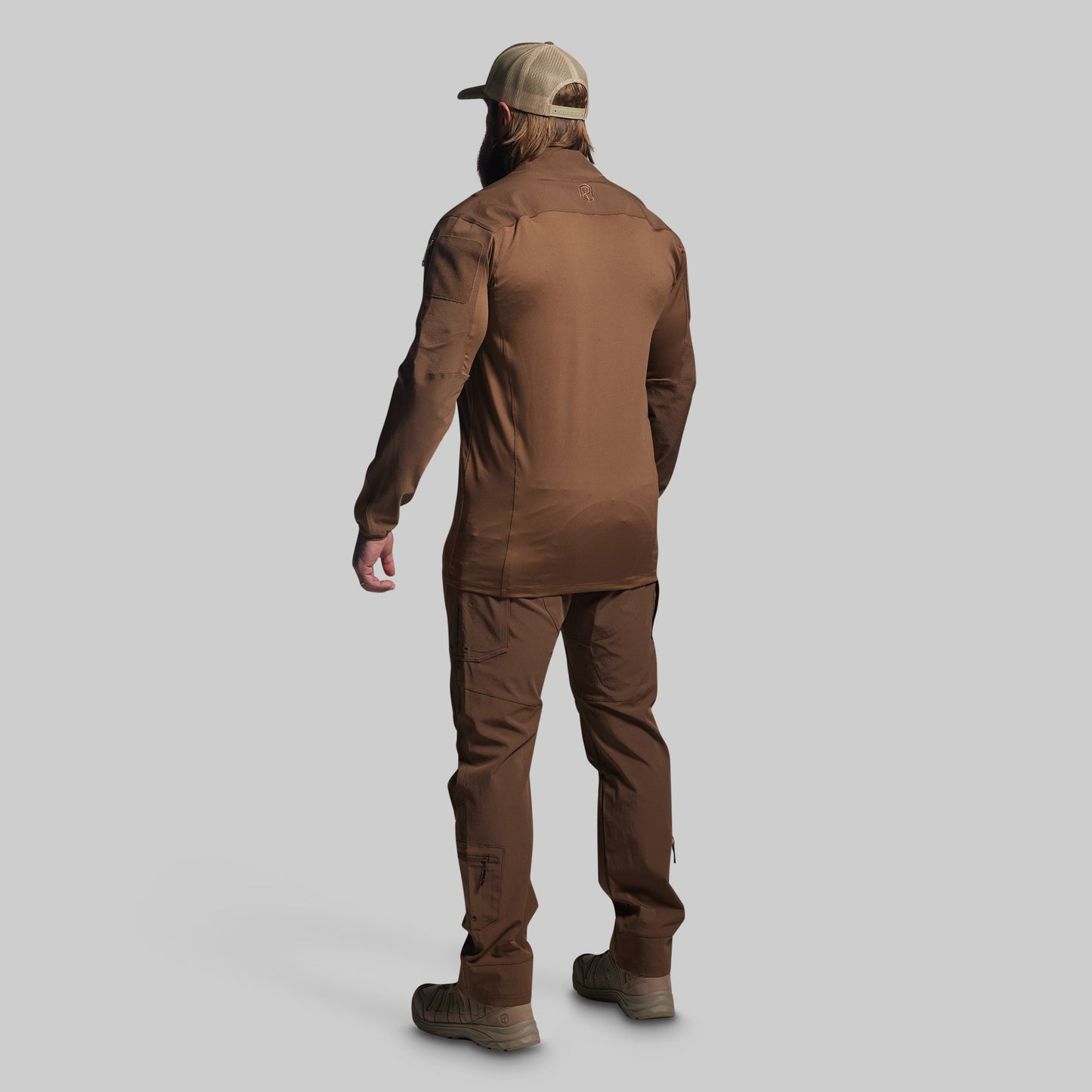 Long Sleeve Op Top (Coyote Brown)