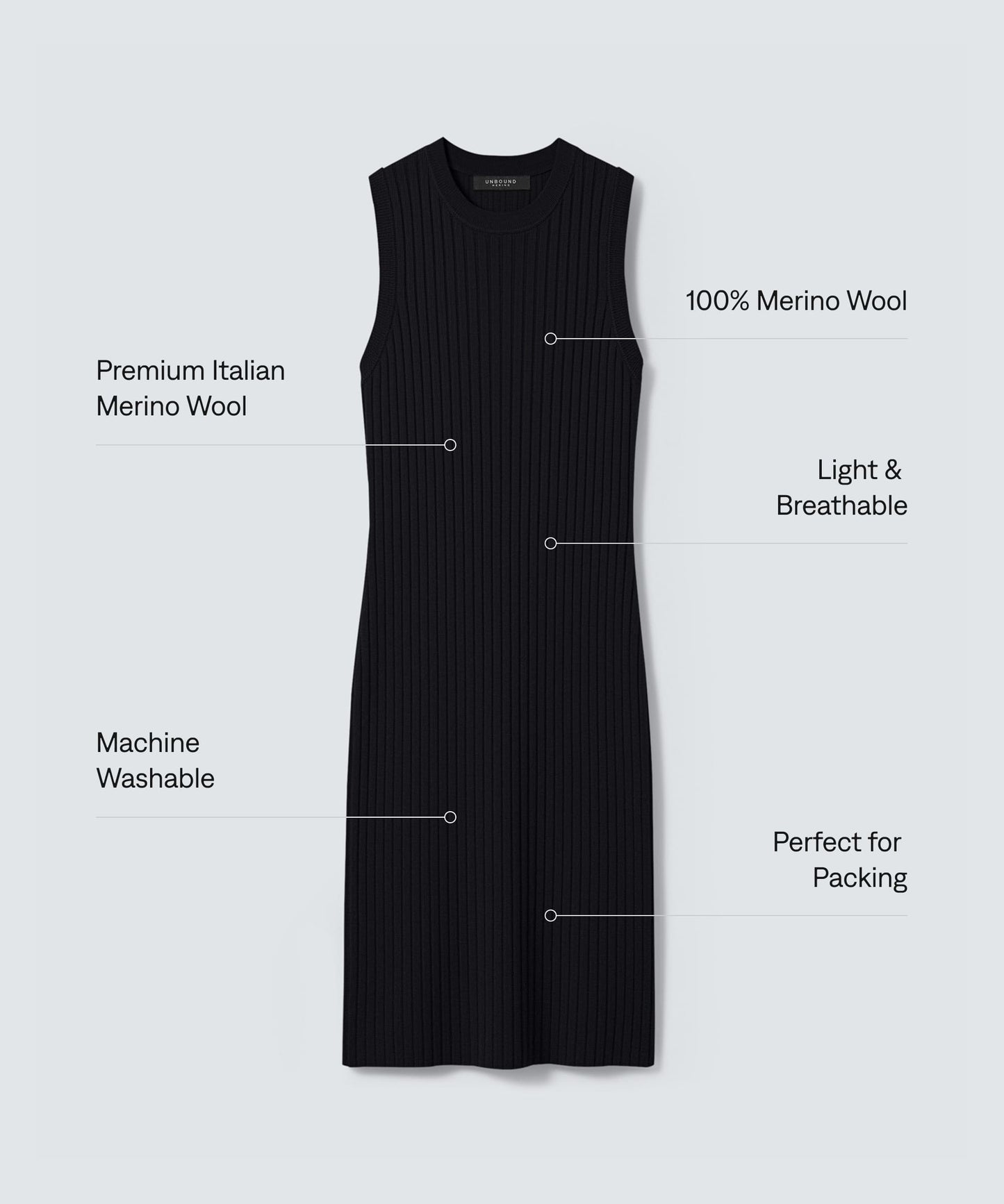 Women's Fine Knit Merino Dress