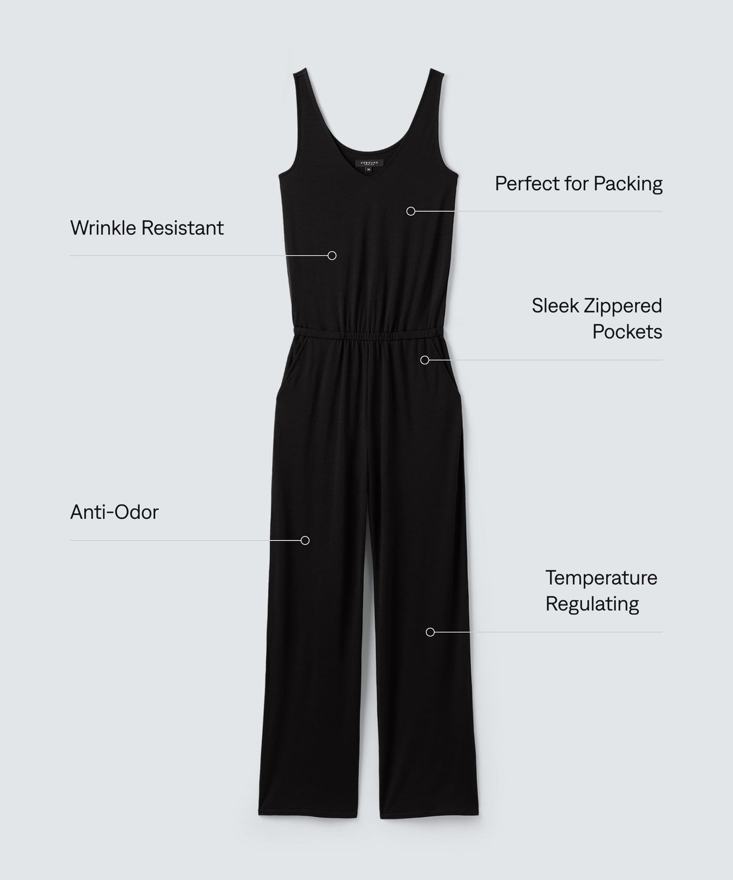 Women's Merino Travel Jumpsuit