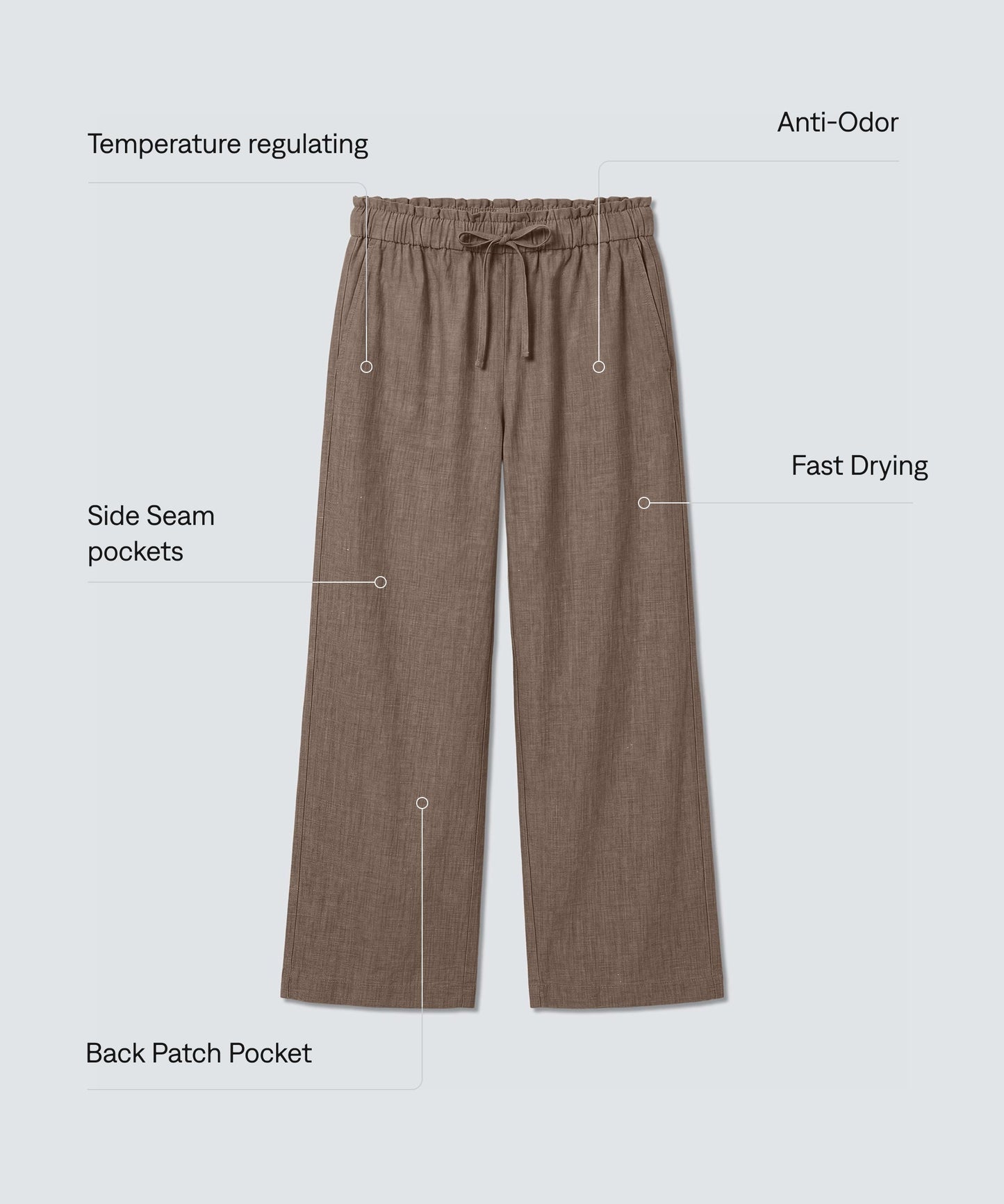 Women’s Merino Linen Pants