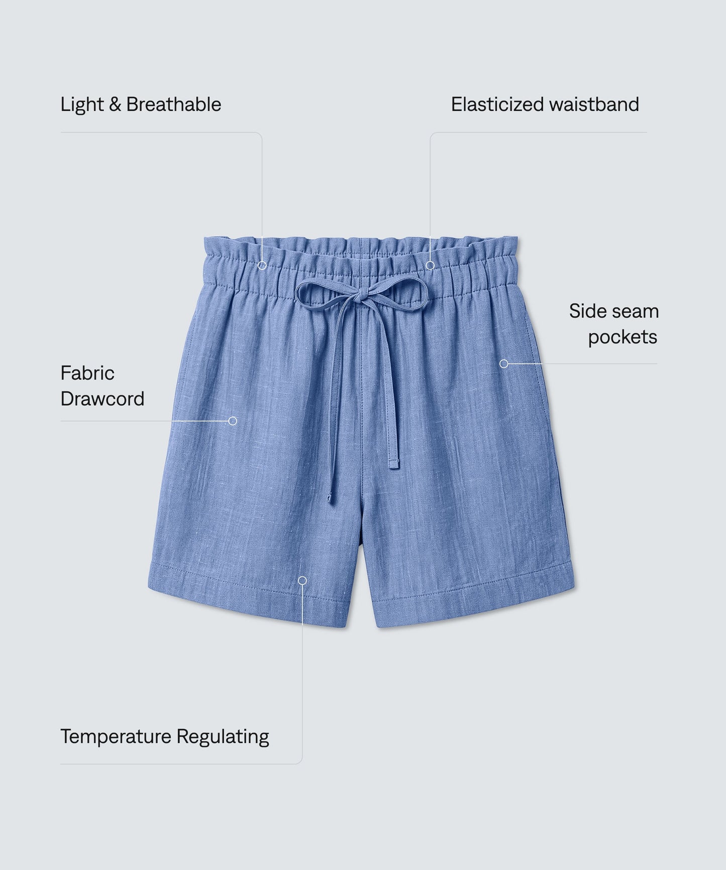 Women’s Merino Linen Shorts