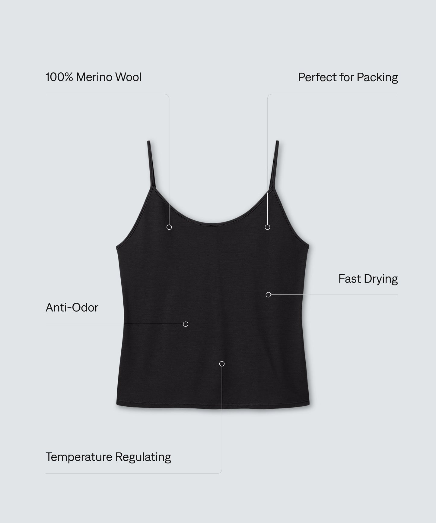 Women's Ultrafine Merino Sleep Tank