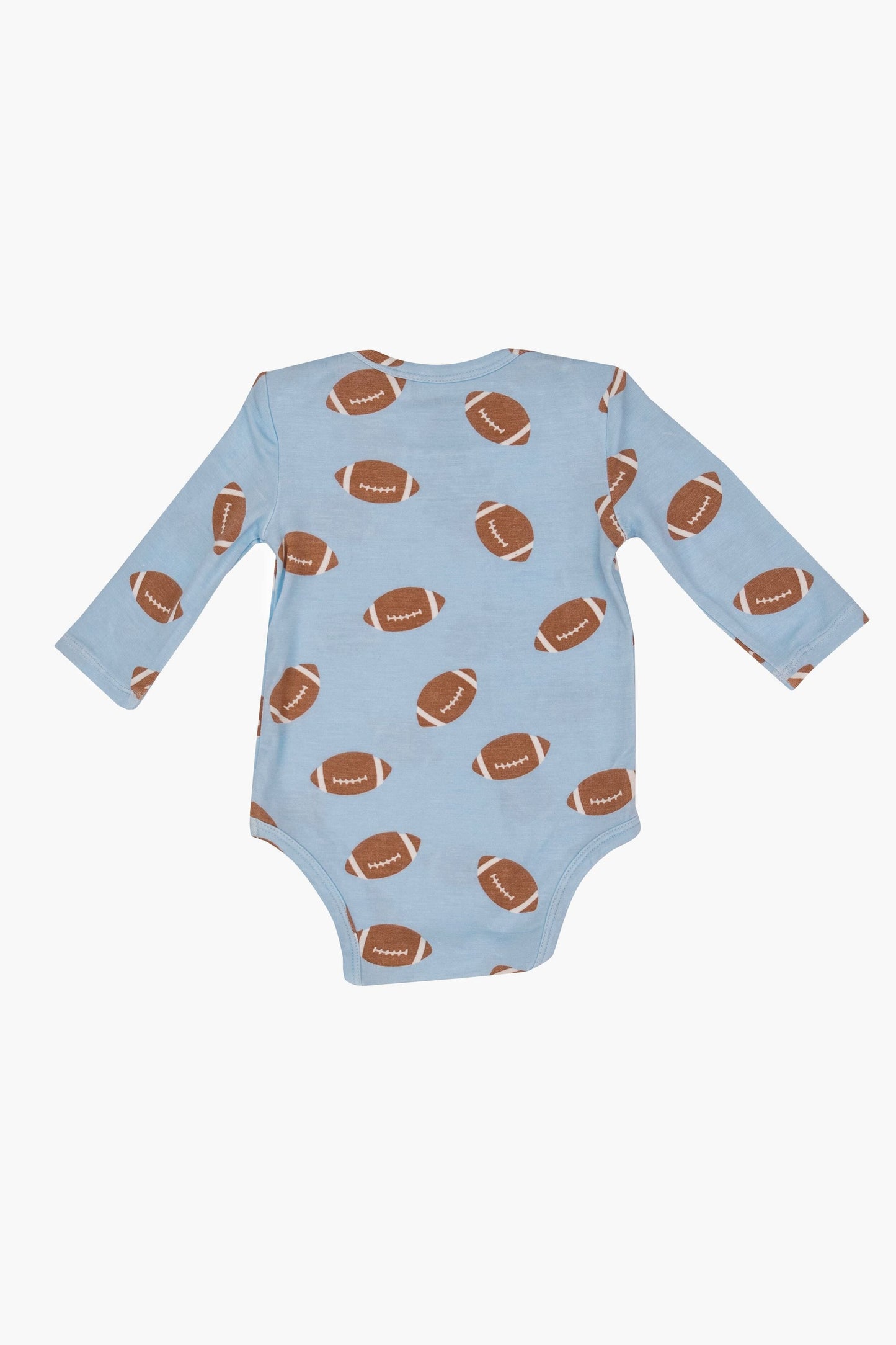 Blue Football Lap Shoulder Bodysuit 18-24M