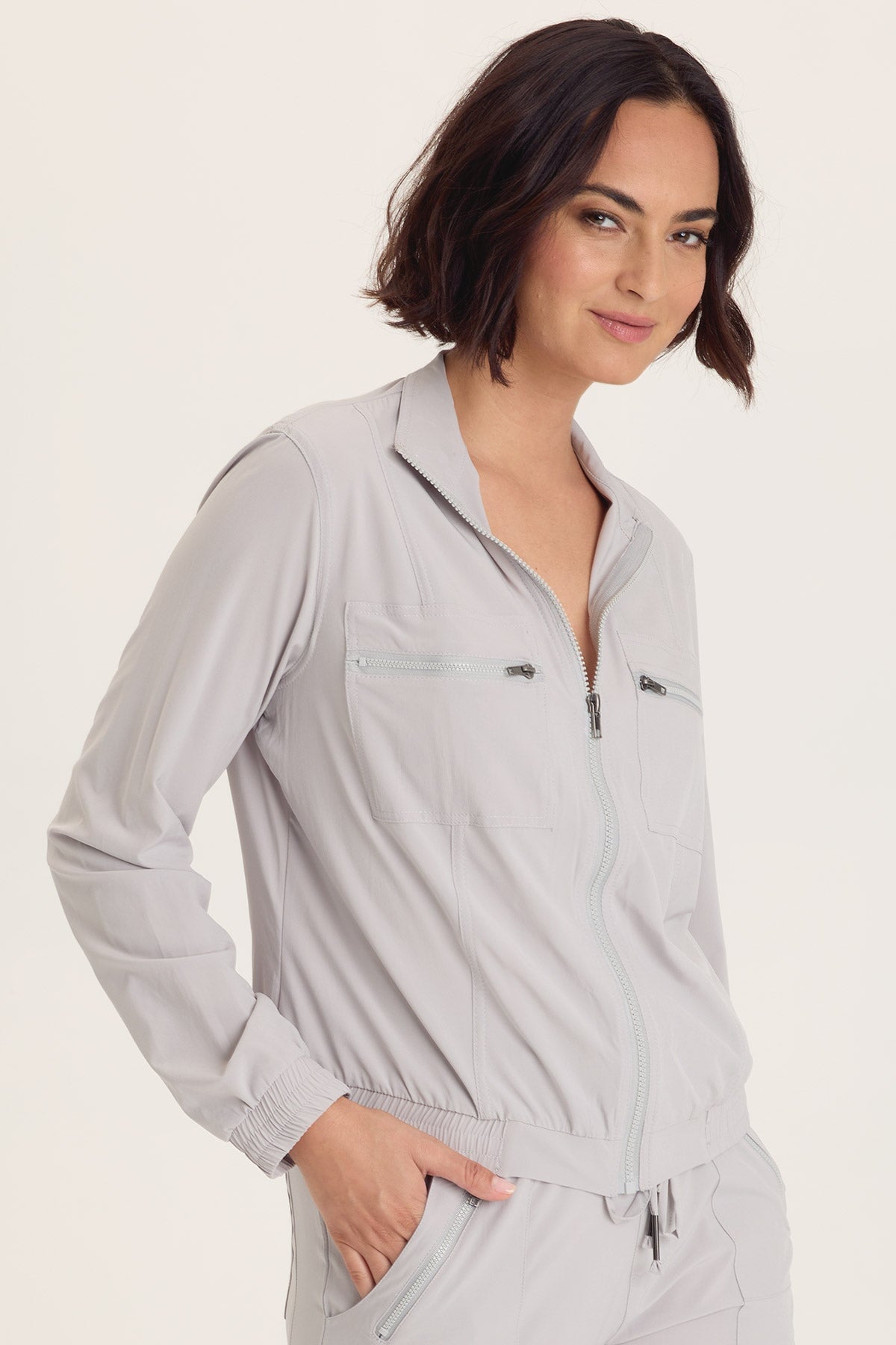 Quinn Active Ruched Bomber