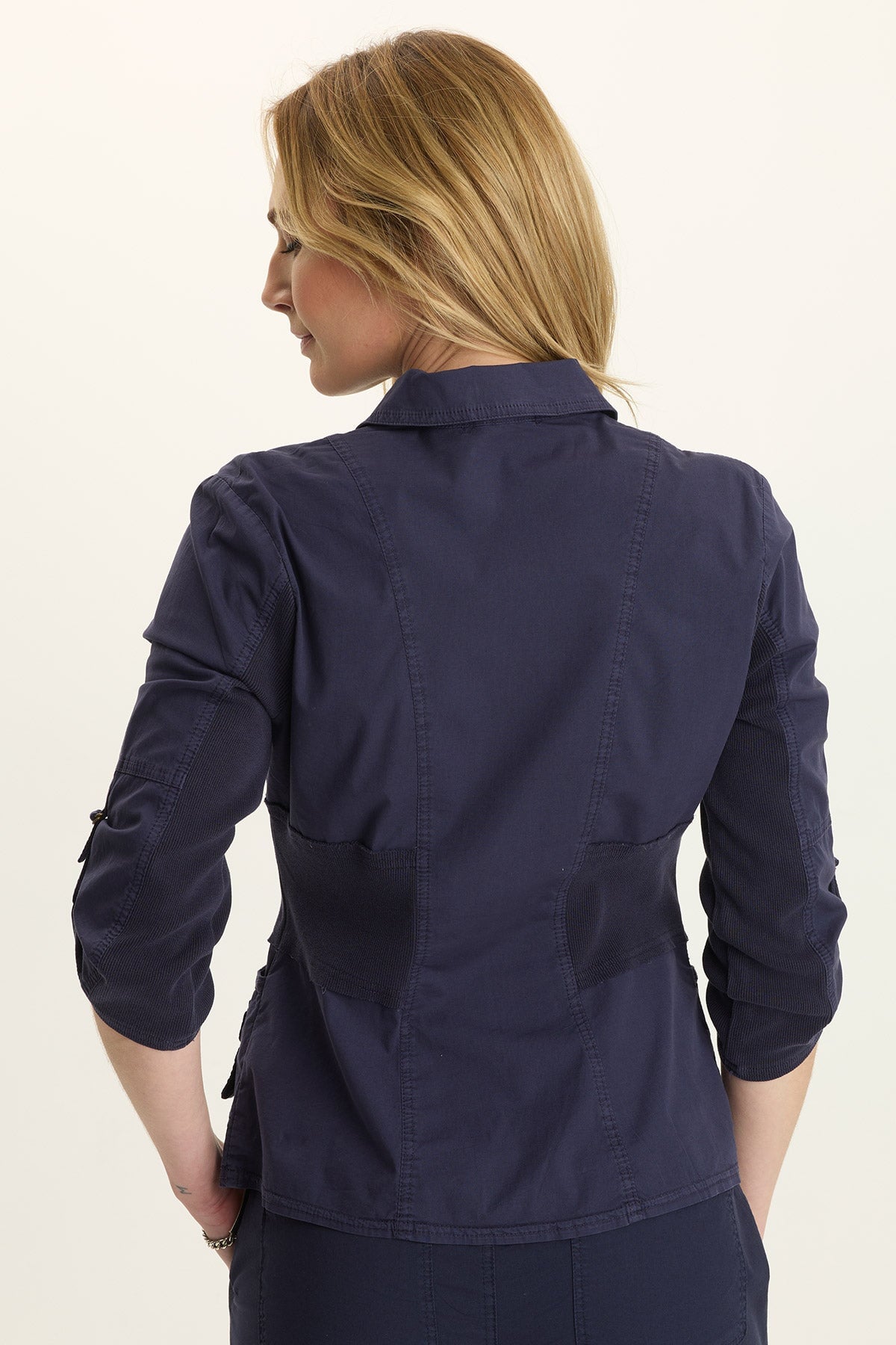 Wexel Stretch Poplin Fitted Cargo Jacket