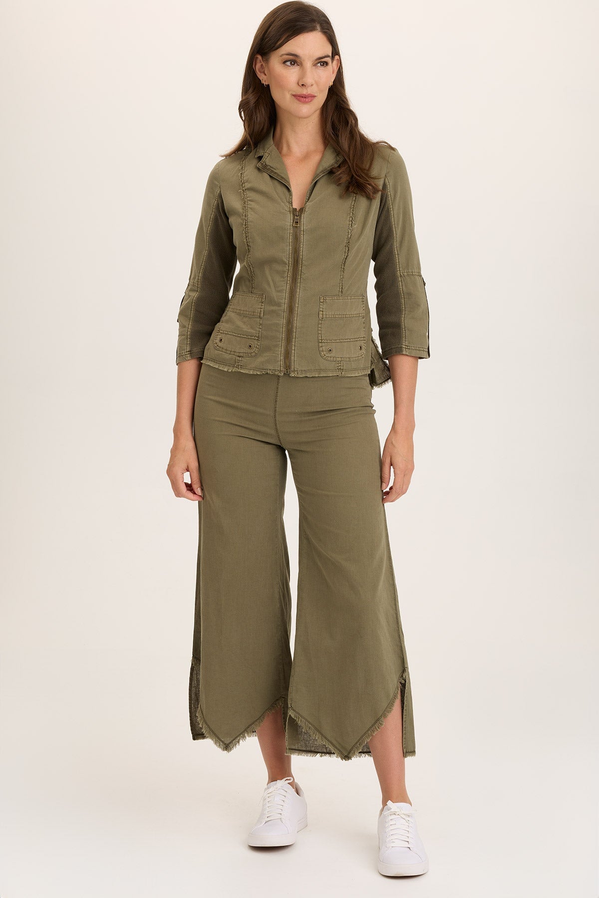 Linen Raphael Distressed Blazer