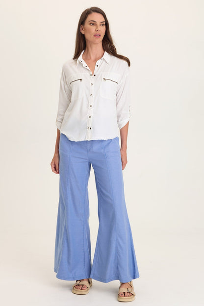 Faulk Twill Pull-On Bell Bottoms