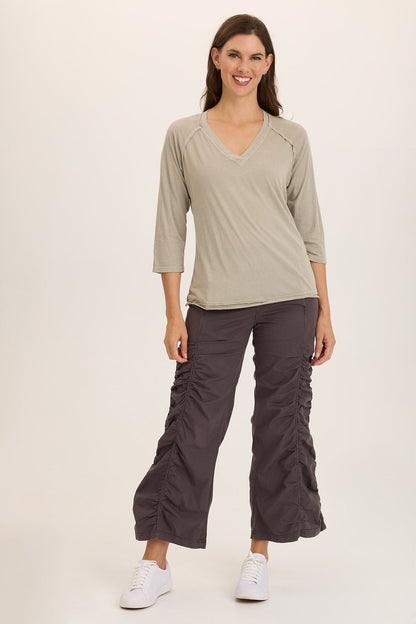 Maven Jersey 3/4-Sleeve V-Neck Tee