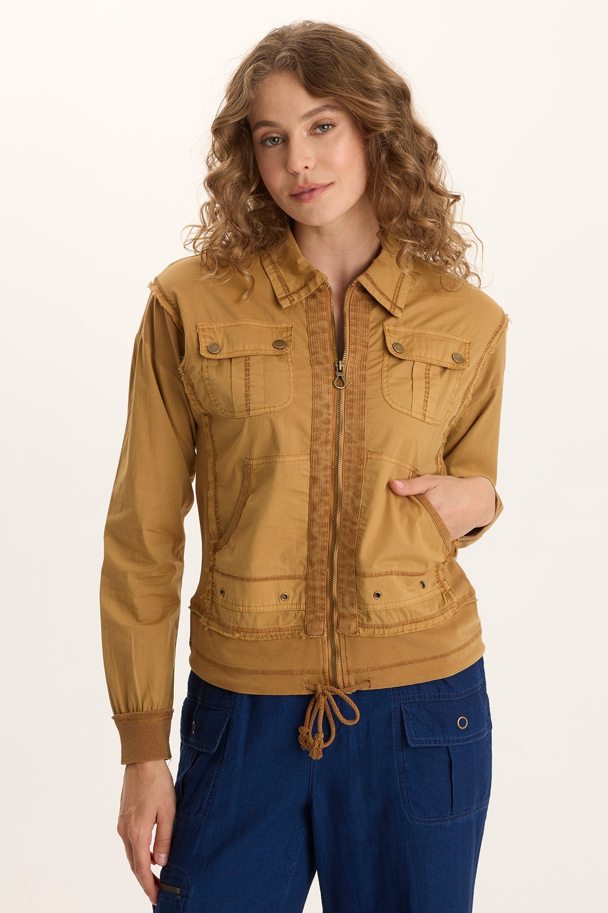 Ari Poplin Adjustable Cargo Bomber
