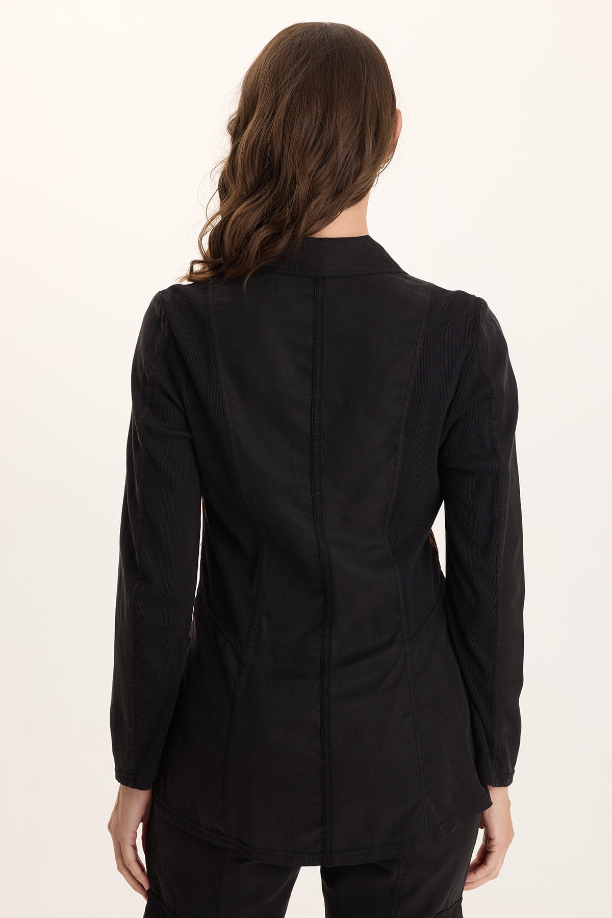 Danski Embroidered Soft Twill Blazer