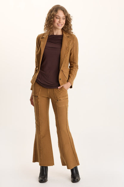 Dunne Twill Knit Stretch Blazer