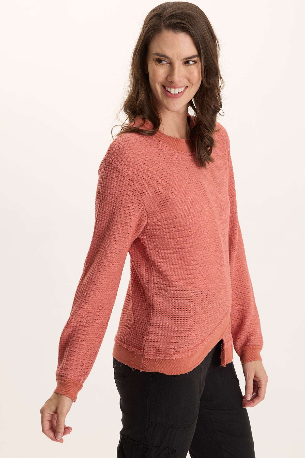 Alvis Thermal Asymmetrical Long-Sleeve Top