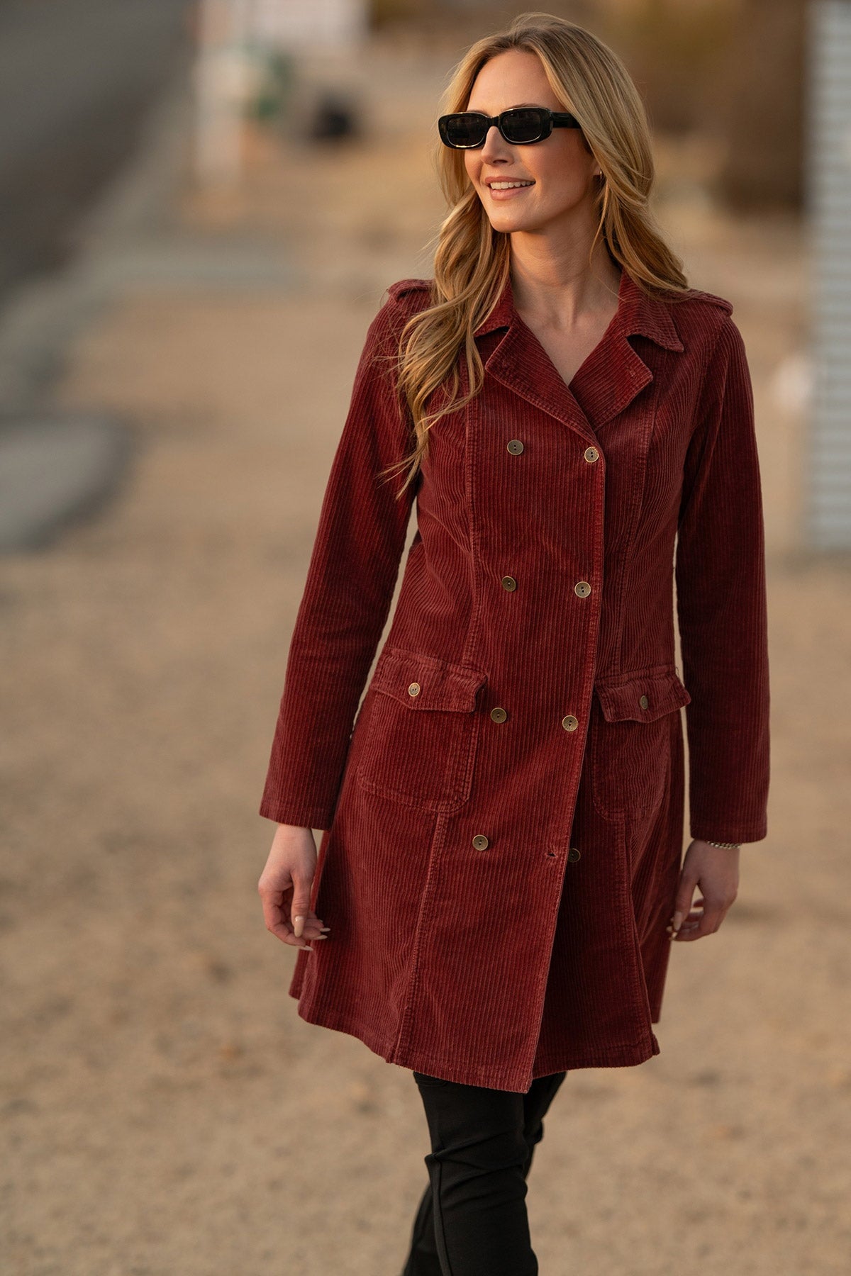 Risto Corduroy Trench Coat