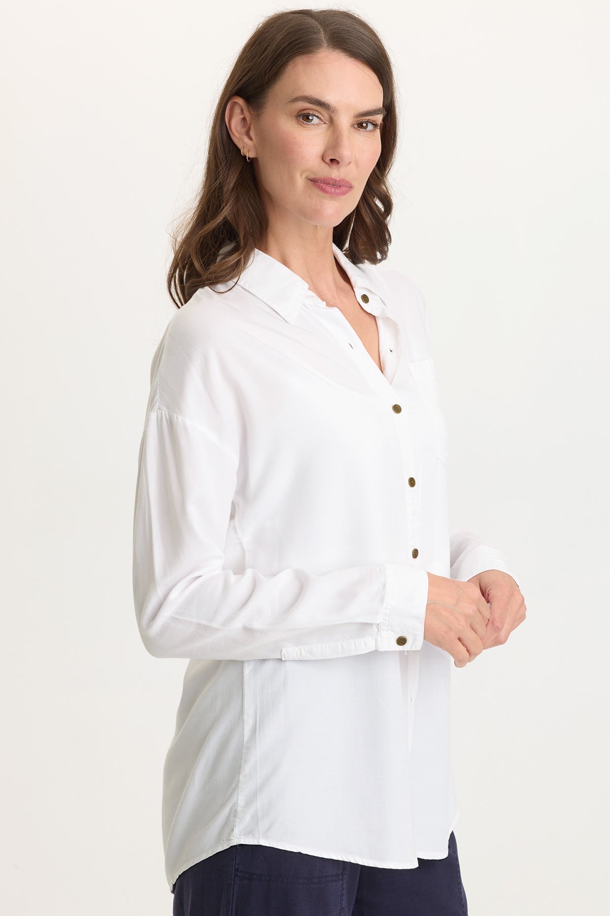 Dusten Lightweight Oversize Button-Up
