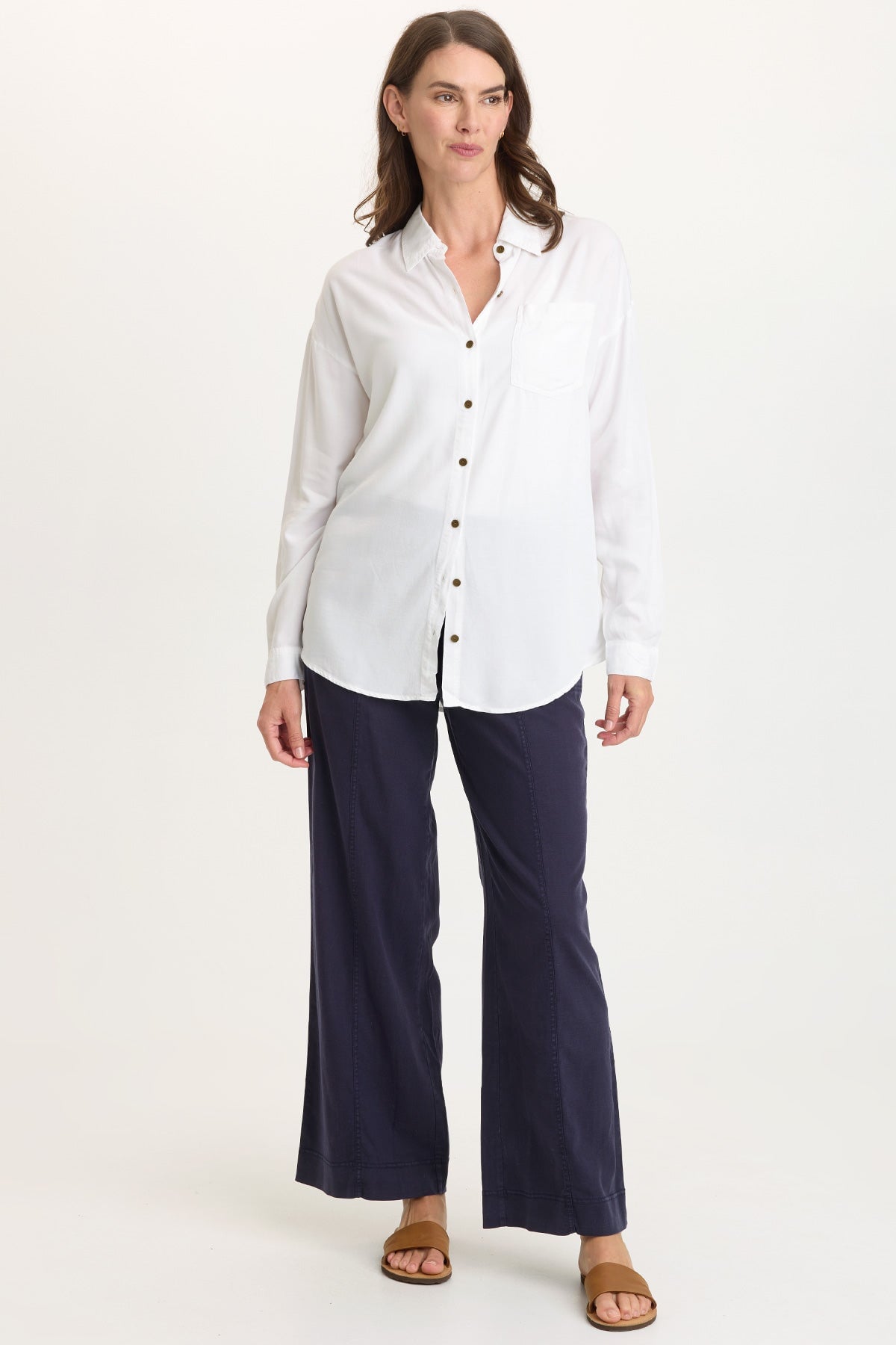 Dusten Lightweight Oversize Button-Up