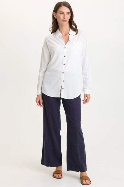 Dusten Lightweight Oversize Button-Up